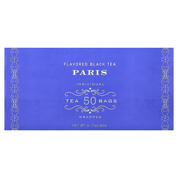 Harney & Sons, 과일 홍차, 베르가모트 함유, 파리, 티백 50개, 90g(3.17oz)