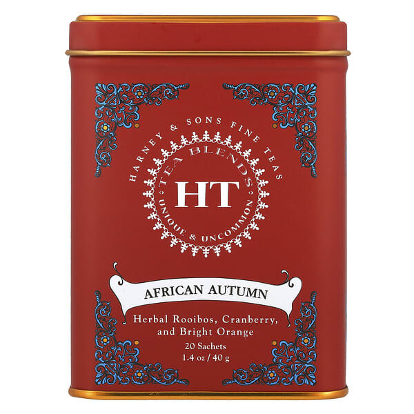 Harney & Sons, 非洲落葉茶包，20小袋，1.4盎司（40克）