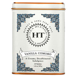 Harney & Sons, HT Tea Blend, чай со вкусом коморской ванили, 20 чайных саше, 40 г (1,4 унции)