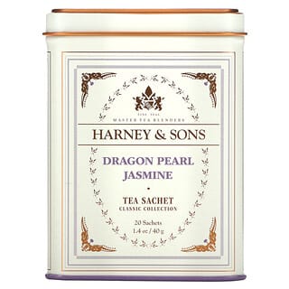Harney & Sons, Perles de dragon au jasmin, 20 sachets de thé, 40 g.