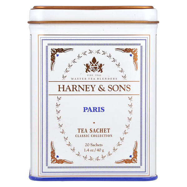 Harney & Sons, 클래식 컬렉션, 파리, 20팩, 40g(1.4oz)