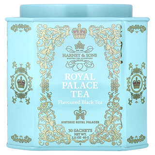 Harney & Sons, чай Royal Palace, ароматизований чорний чай, 30 пакетиків, 60 г (2,11 унції)