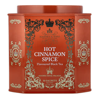 Harney & Sons, Hot Cinnamon Spice, heißes Zimtgewürz, 30 Beutel, 75 g (2,67 oz.)