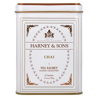 Harney & Sons, クラシックコレクション、チャイ、サシェ20袋、40g（1.4オンス）