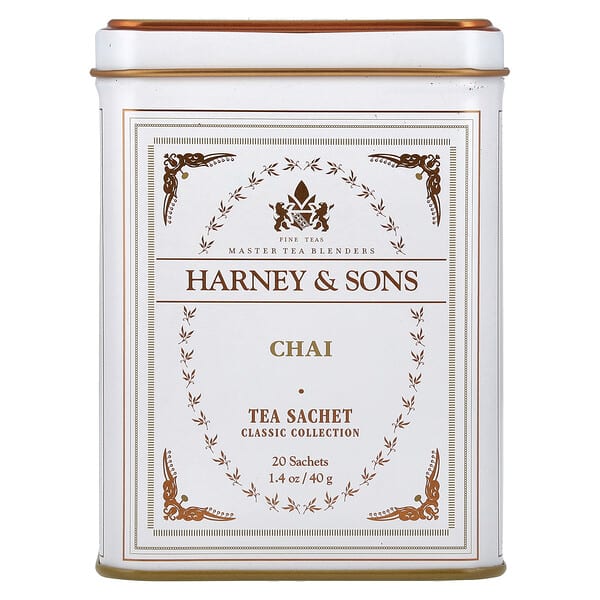 Harney & Sons, 經典系列，印度茶，20 包，1.4 盎司（40 克）