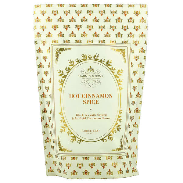 Harney & Sons, 홍차, Hot Cinnamon Spice™, 루스잎, 1lb