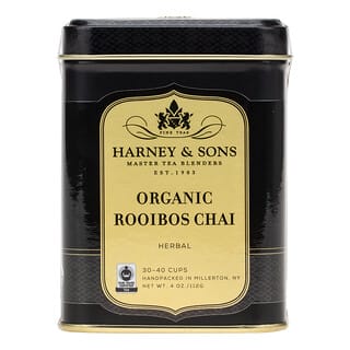 Harney & Sons, Rooibos Chai Orgânico, Chá de Ervas, 112 g (4 oz)