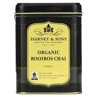 Harney & Sons, Rooibos chai orgánico, Té de hierbas, 112 g (4 oz)
