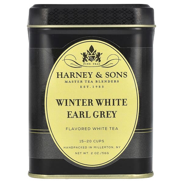 Harney & Sons, Winter White Earl Grey Tea, 2 oz (56 g)