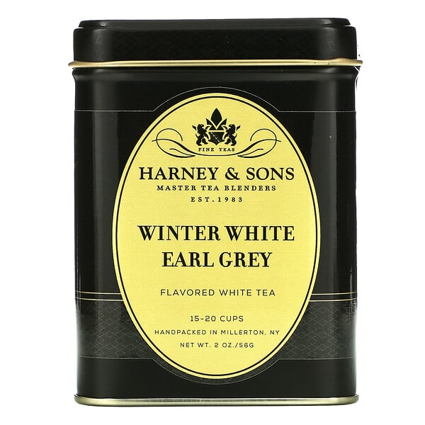 Harney & Sons, Té Winter White Earl Grey, 2 oz (56 g)