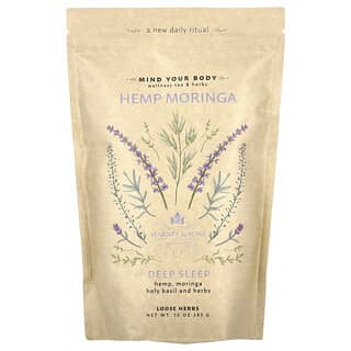 Harney & Sons, Hemp Moringa Loose Herbs, Deep Sleep, Caffeine Free, 10 oz (283 g)