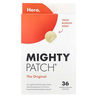 Hero Cosmetics, Mighty Patch, оригинальные пластыри, 36 шт.