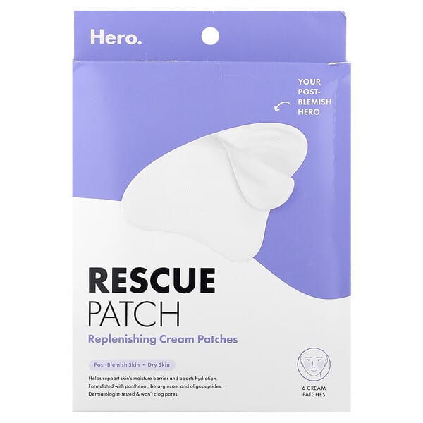 Hero Cosmetics, 레스큐 패치, 크림 패치 6개