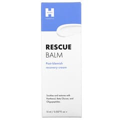 Hero Cosmetics, Bálsamo de rescate, Crema de recuperación después de las imperfecciones, 15 ml (0,507 oz. Líq.)