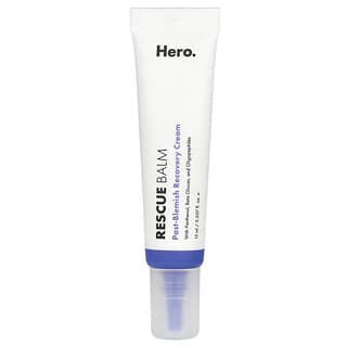 Hero Cosmetics, Rescue Balm, Post Blemish Recovery Cream, 0.507 fl oz (15 ml)