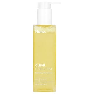 Hero Cosmetics, Clear Collective, отшелушивающее очищающее желе, 150 мл (5,07 жидк. унции)