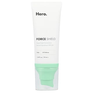 Hero Cosmetics, Force Shield，Superlight 抗晒霜，SPF 30，1.69 液量盎司（50 毫升）