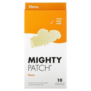Hero Cosmetics‏, Mighty Patch, מדבקות לאף, 10 מדבקות הידרוקולואידיות