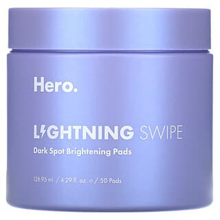 Hero Cosmetics, Lightning Swipe, Dark Spot Brightening Pads, 50 Pads