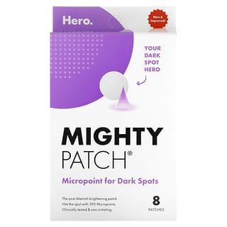 هيرو كوزمتيكس‏, Mighty Patch ، Micropoint للبقع الداكنة ، 8 لاصقات