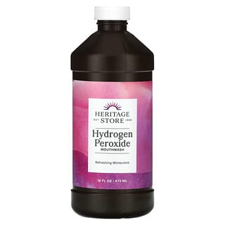 Heritage Store, Hydrogen Peroxide Mouthwash, Refreshing Wintermint, 16 fl oz (473 ml)