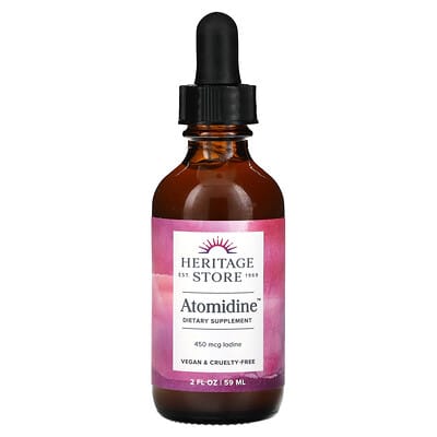 Heritage Store, Atomidine, 450 mcg, 2 fl oz (59 ml)