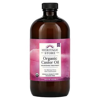 Heritage Store, Organic Castor Oil, Bio-Rizinusöl, 473 ml (16 fl. oz.)