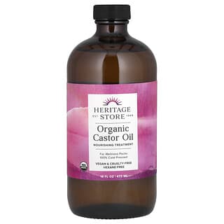 Heritage Store, Organic Castor Oil, 16 fl oz (473 ml)