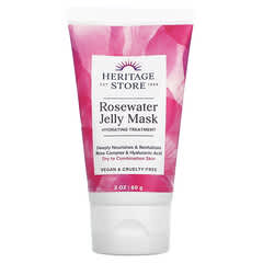Heritage Store, Rosewater Jelly Mask, Maske für trockene bis Mischhaut, 60 g (2 oz.)