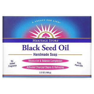 Heritage Store, Black Seed Oil, Handmade Soap, 3.5 oz (100 g)