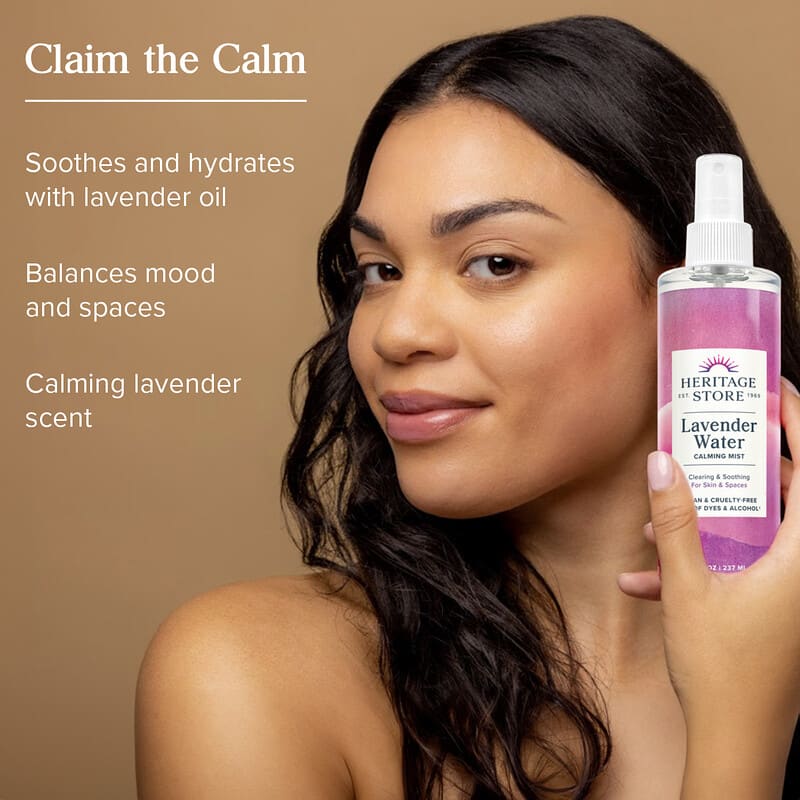 ラベンダーウォーター、Calming Mist、237ml（8液量オンス）