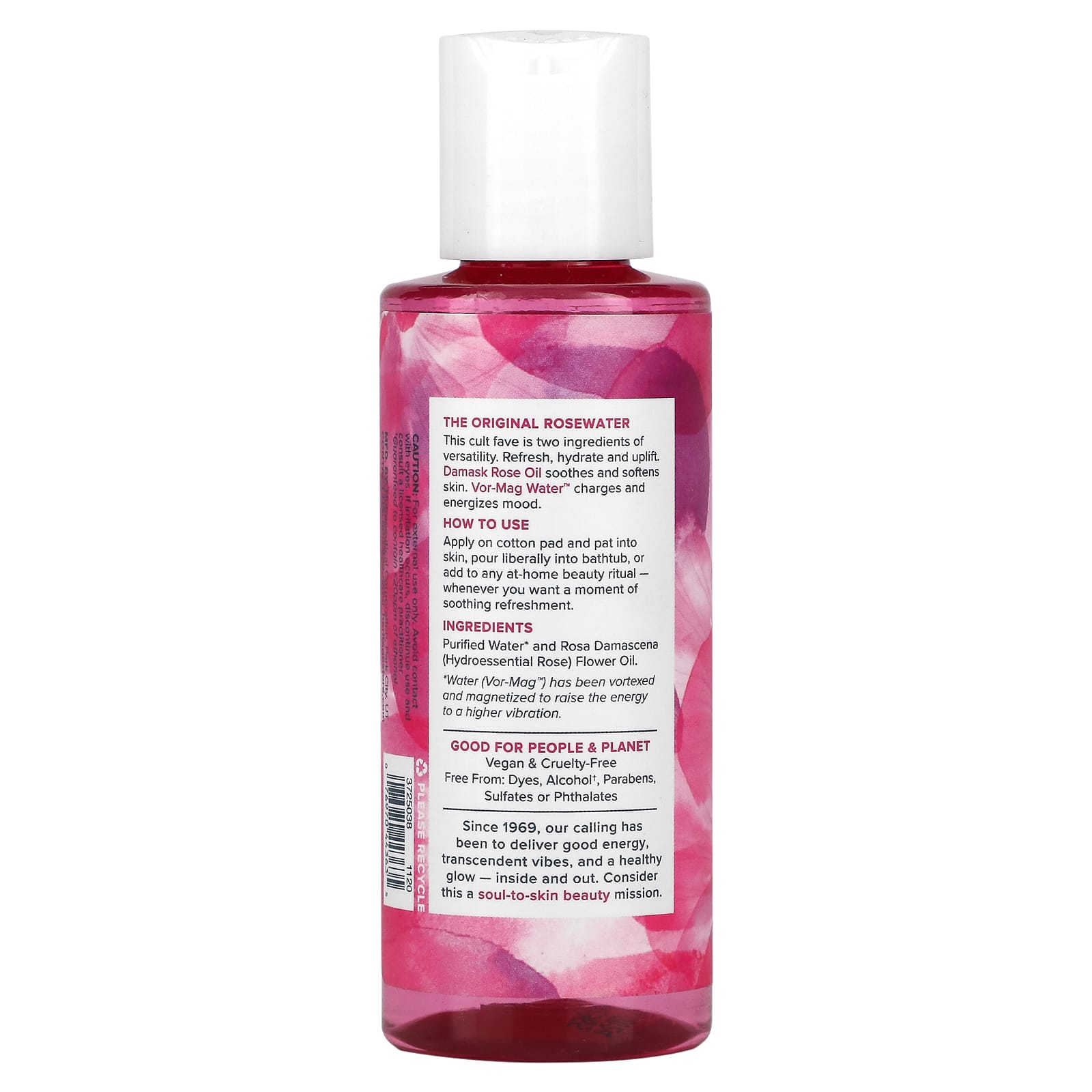 Heritage Store, Rosewater, Refreshing Facial Splash, 4 fl oz (118 ml)