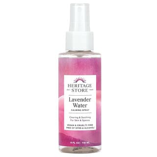 Heritage Store, Lavender Water, Calming Spray , 4 oz (118 ml)