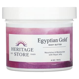 Heritage Store‏, מצרי זהב, חמאת גוף, 114 גרם (4 אונקיות)