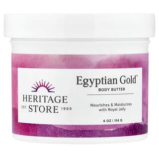 Heritage Store, Egyptian Gold, Manteca corporal`` 114 g (4 oz)
