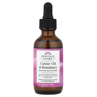 Heritage Store, Castor Oil & Rosemary, All Hair Types, 2 fl oz (59 ml)