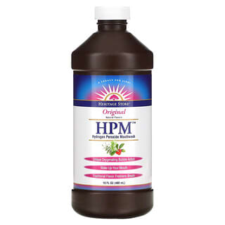 Heritage Store, HPM, Bain de bouche au peroxyde d'hydrogène, Original, 480 ml
