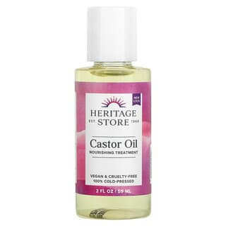 Heritage Store, Castor Oil, Nourishing Treatment, 2 fl oz (59 ml)