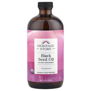 Heritage Store, Black Seed Oil, 5.4 g, 16 fl oz (473 ml)