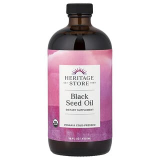 Heritage Store, Black Seed Oil, 16 fl oz (473 ml)