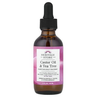 Heritage Store, Castor Oil & Tea Tree, All Hair Types, 2 fl oz (59 ml)