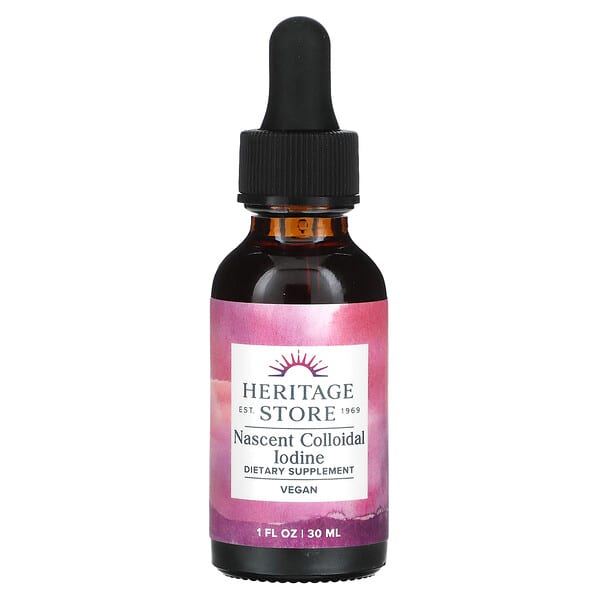 Heritage Store, Heritage Store, Nascent Colloidal Iodine, 1 fl oz (30 ml)