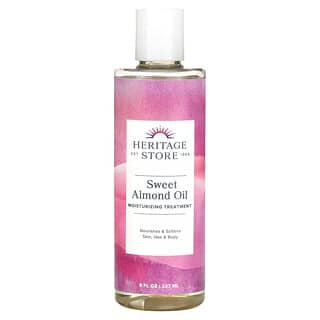 Heritage Store, Sweet Almond Oil, Moisturizing Treatment, 8 fl oz (237 ml)
