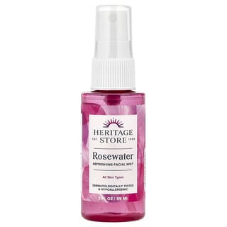 Heritage Store, Rosewater, Refreshing Facial Mist, 2 fl oz (59 ml)