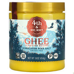 4th & Heart, Ghee Clarified Butter, Himalayan Pink Salt, 16 oz ( 454 g)