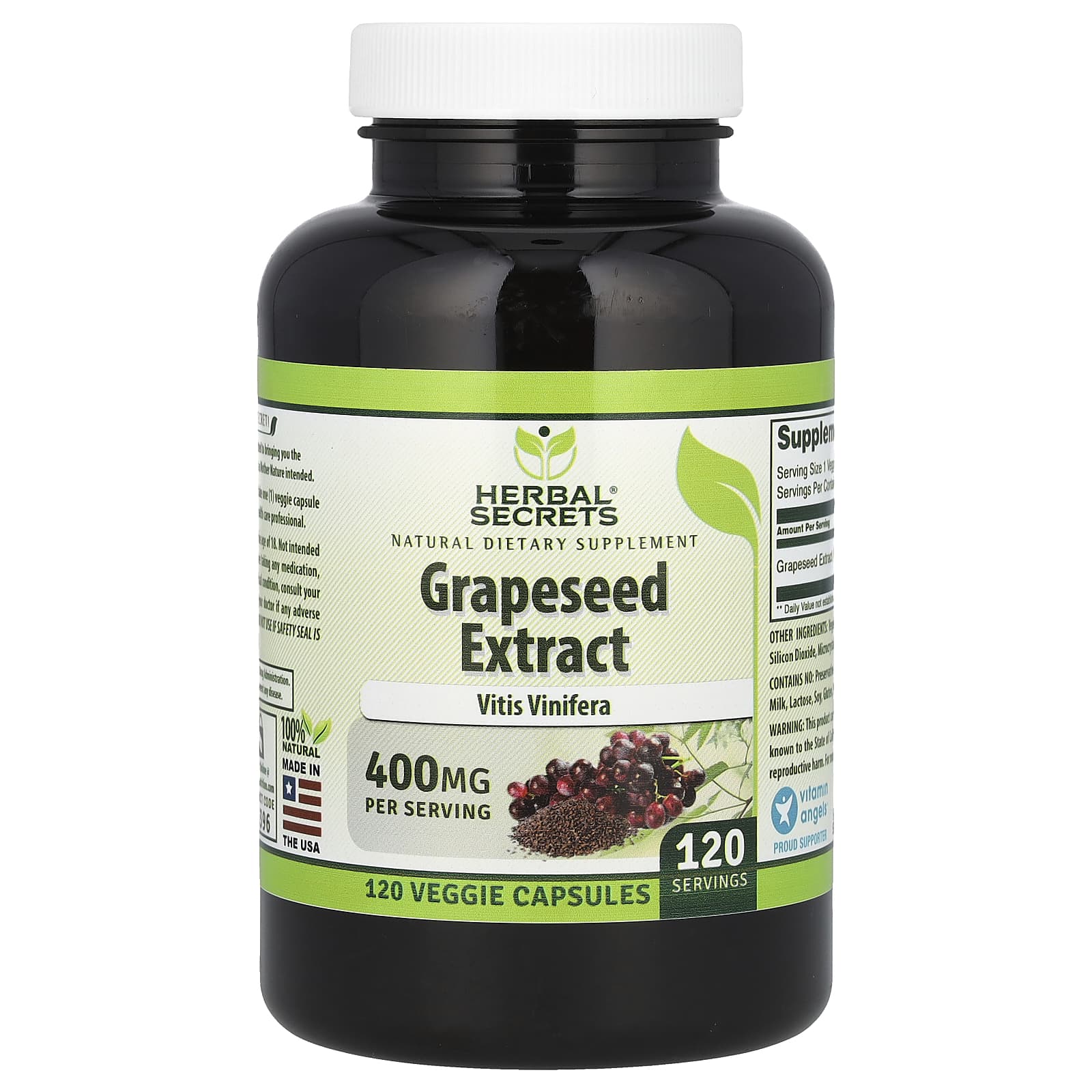 GrapeSEED unit1からunit8 Grapeseed Extract, 400 mg, 120 Veggie Capsules