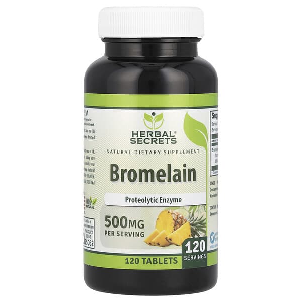 Bromelain, 500 mg, 120 Tablets