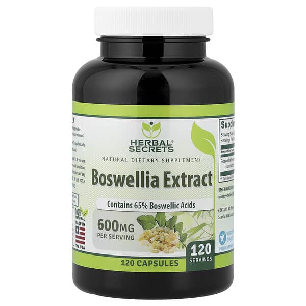 Boswellia Extract, 600 mg, 120 Capsules
