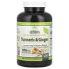Turmeric & Ginger, 500 mg, 180 Veggie Capsules