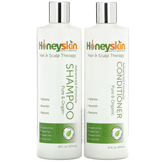 Honeyskin, Advanced Formula, Shampoo & Conditioner, Hair & Scalp Therapy, 2 Piece Set